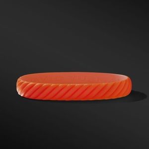 David Yurman Pride Cable Orange Rubber Bracelet